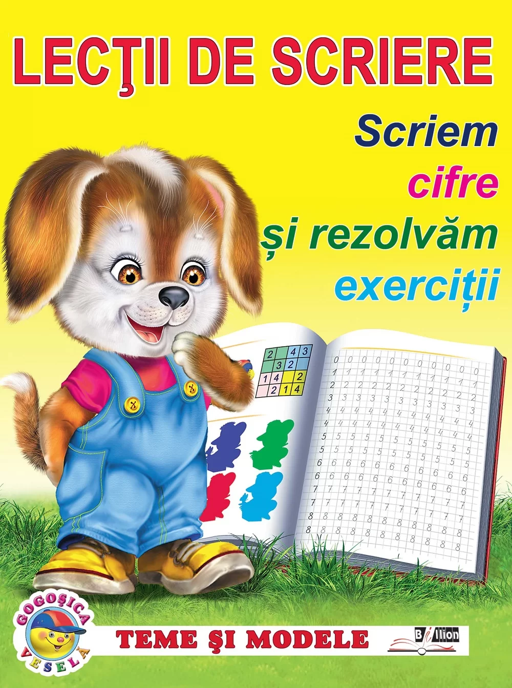 Caiet de scriere. Scriem cifre si rezolvam exercitii