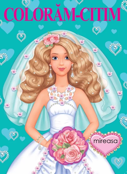 Carte de colorat Coloram - citim. Mireasa