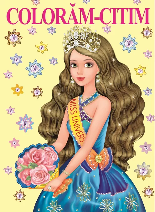 Carte de colorat Coloram - citim. Miss Univers