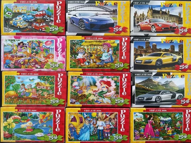 Puzzle mici, 54 elemente