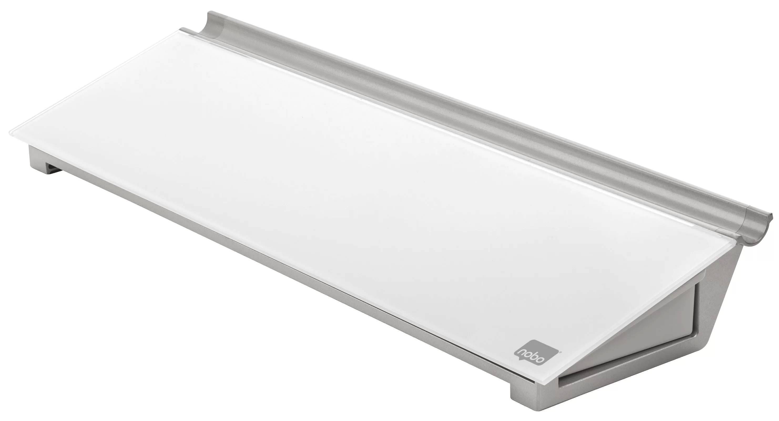 Tabla din sticla NOBO Pro 45х14 cm, p-u birou, alba