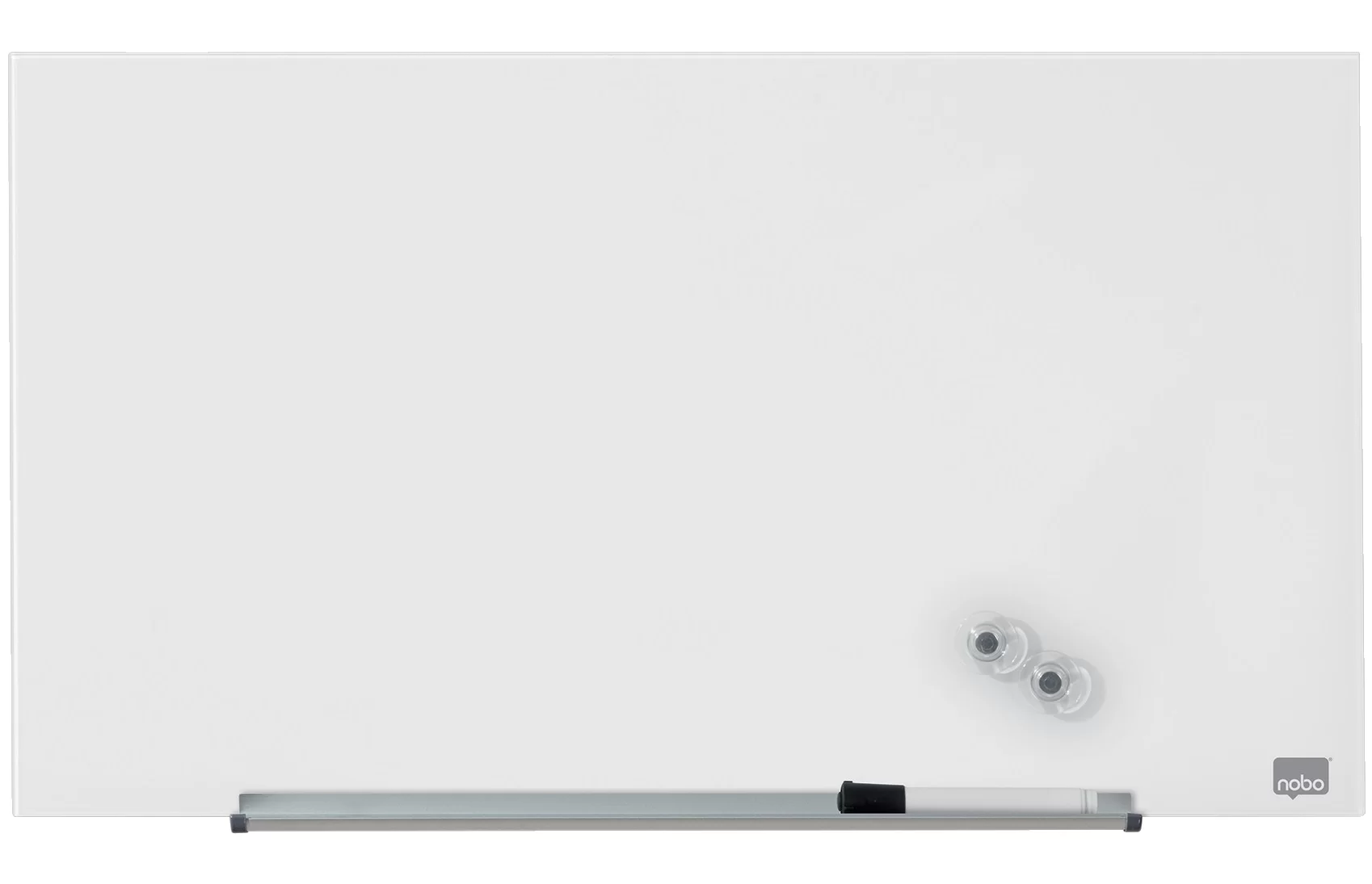 Tabla conferinta din sticla NOBO Pro 68x38cm alba