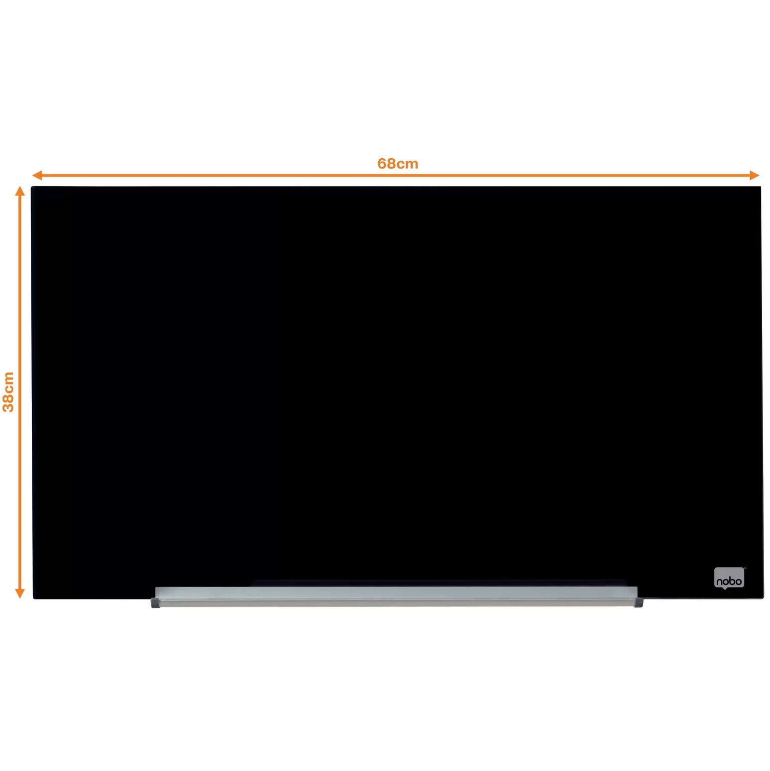 Tabla conferinta din sticla NOBO Pro 68x38cm neagra