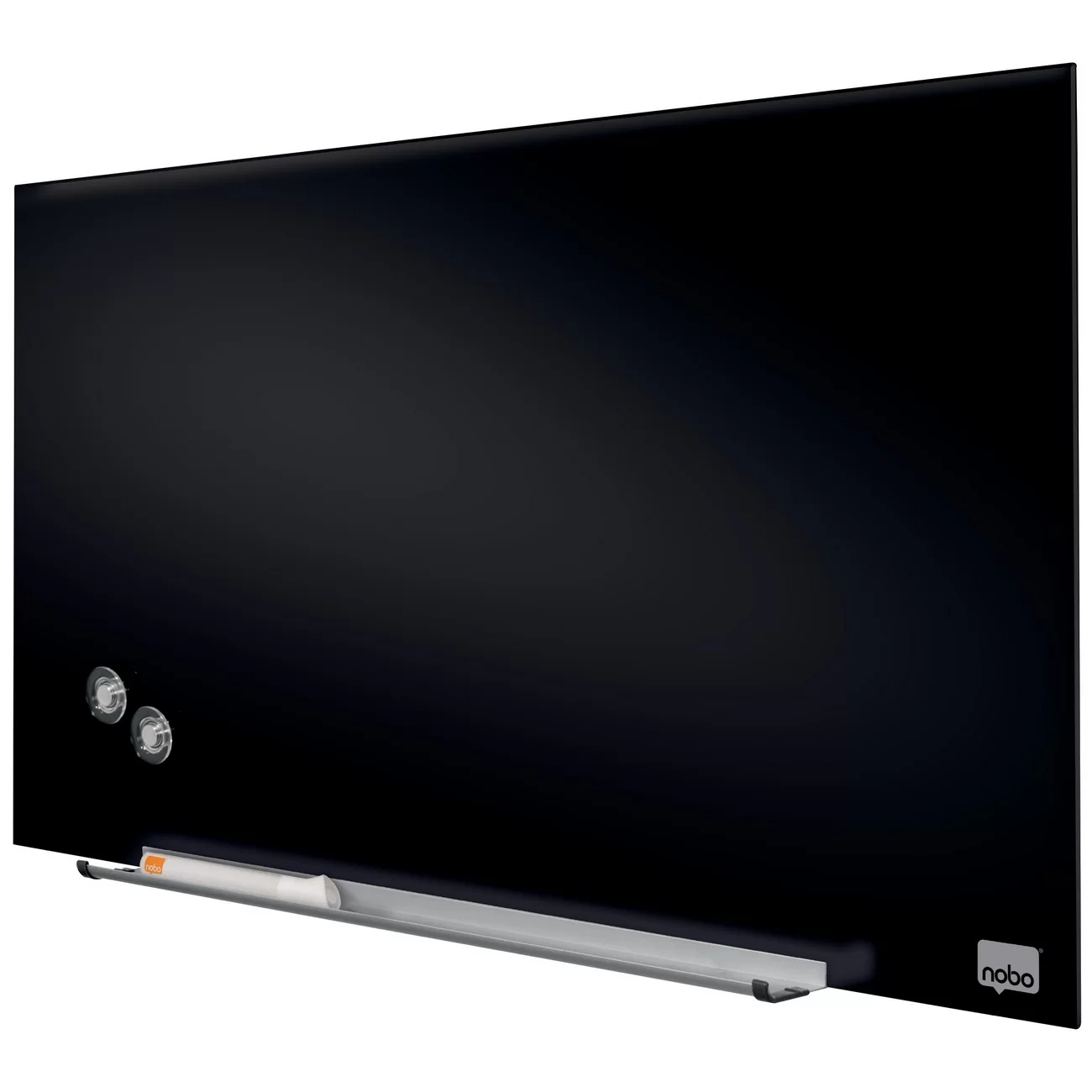 Tabla conferinta din sticla NOBO Pro 68x38cm neagra