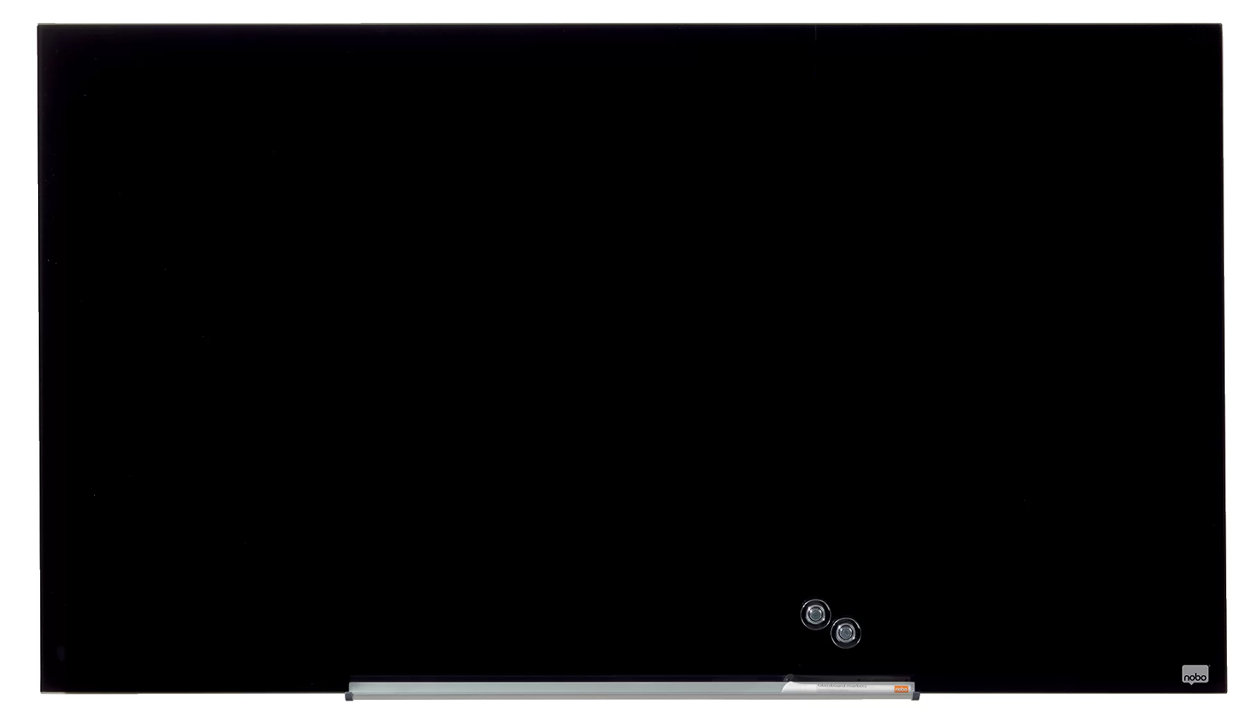 Tabla conferinta din sticla NOBO Pro 126x71cm neagra