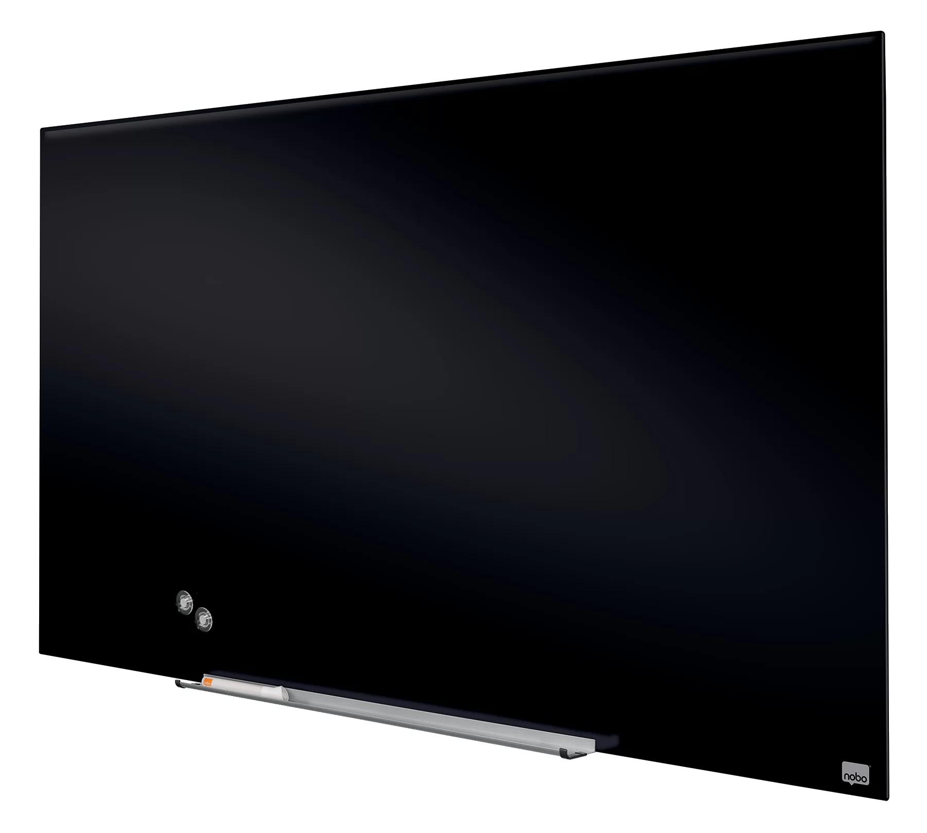 Tabla conferinta din sticla NOBO Pro 126x71cm neagra