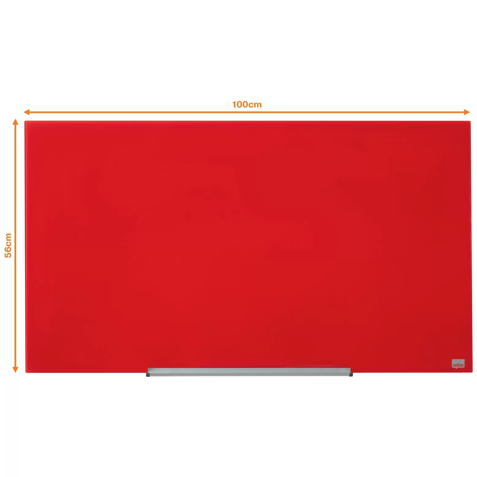 Доска магнитно-стеклянная NOBO Pro 100х56 см, красная