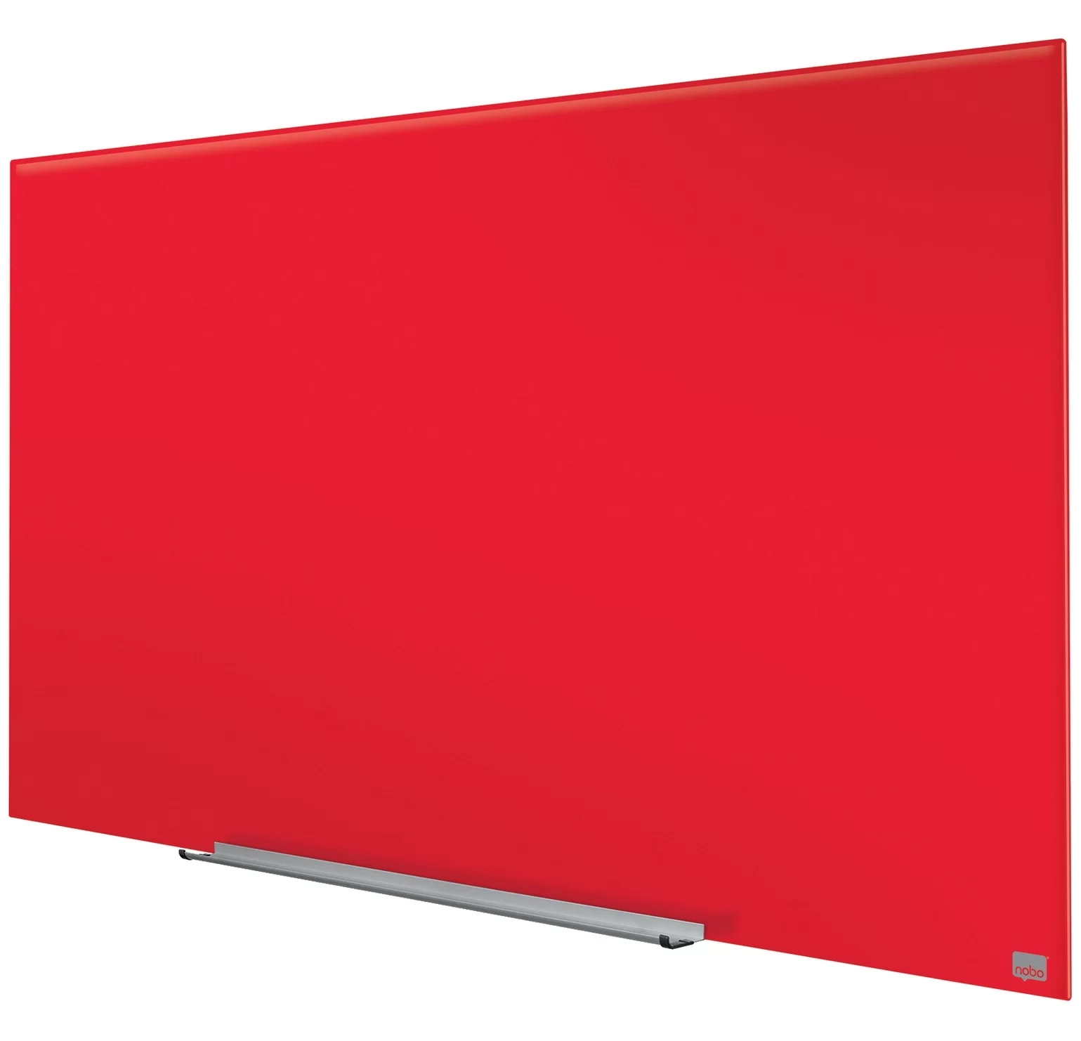 Tabla conferinta din sticla NOBO Pro 126x71cm rosie
