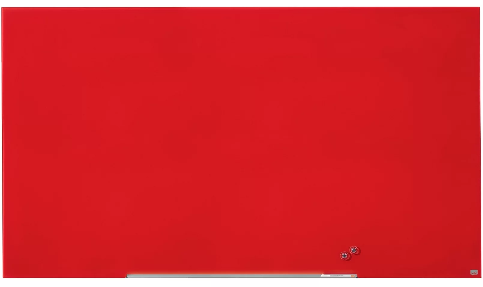 Tabla conferinta din sticla NOBO Pro 190x100cm rosie