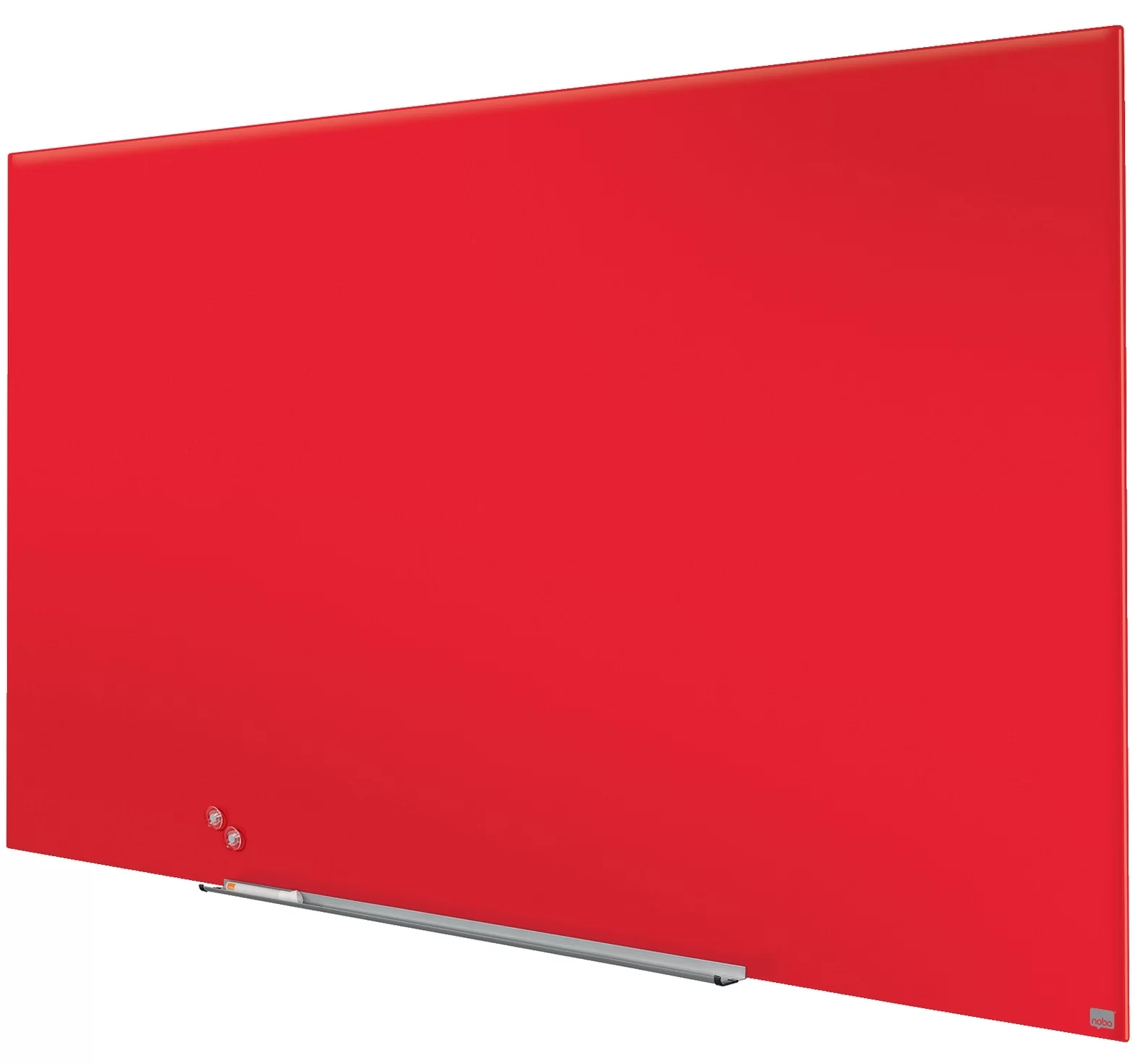Tabla conferinta din sticla NOBO Pro 190x100cm rosie
