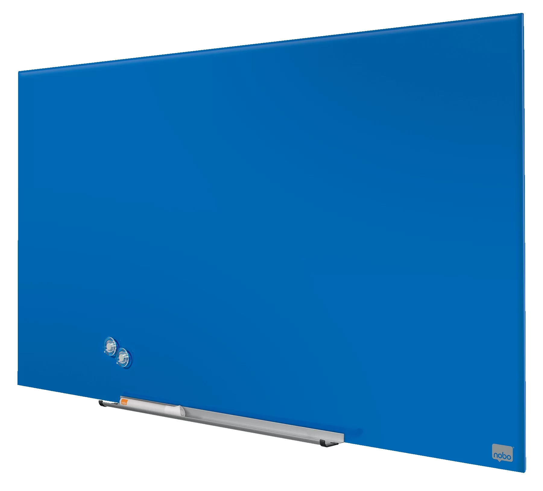 Tabla conferinta din sticla NOBO Pro 100x56cm albastra