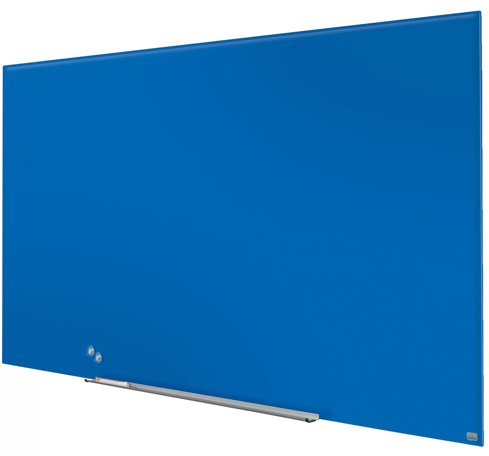 Tabla conferinta din sticla NOBO Pro 190x100cm albastra