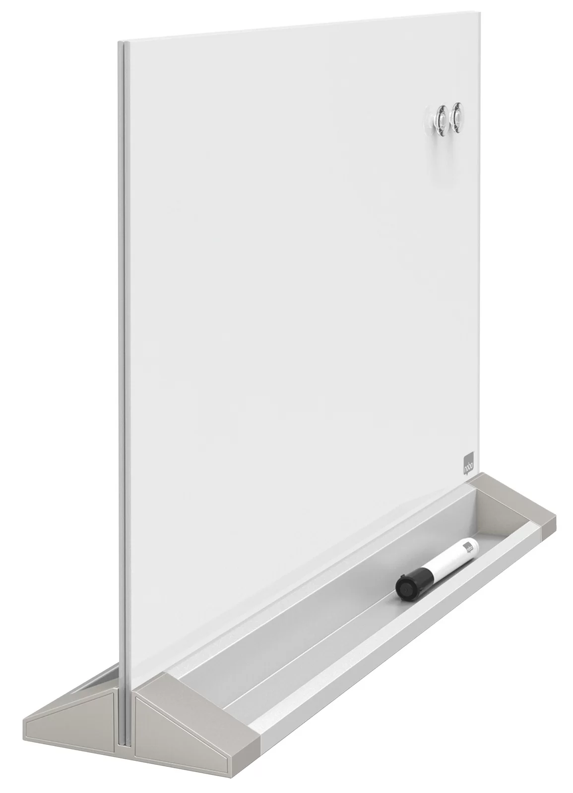 Tabla din sticla NOBO Pro 57х43 cm, p-u birou, alba