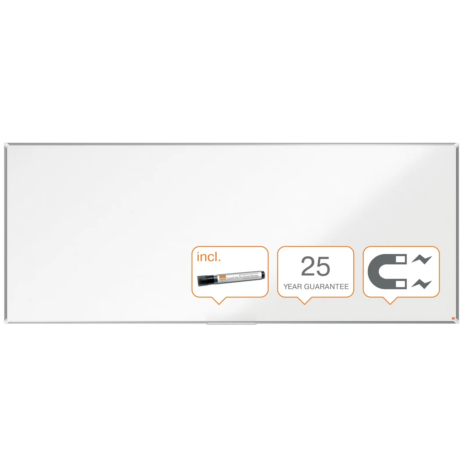 Доска магнитно-маркерная NOBO Premium Plus 300x120см
