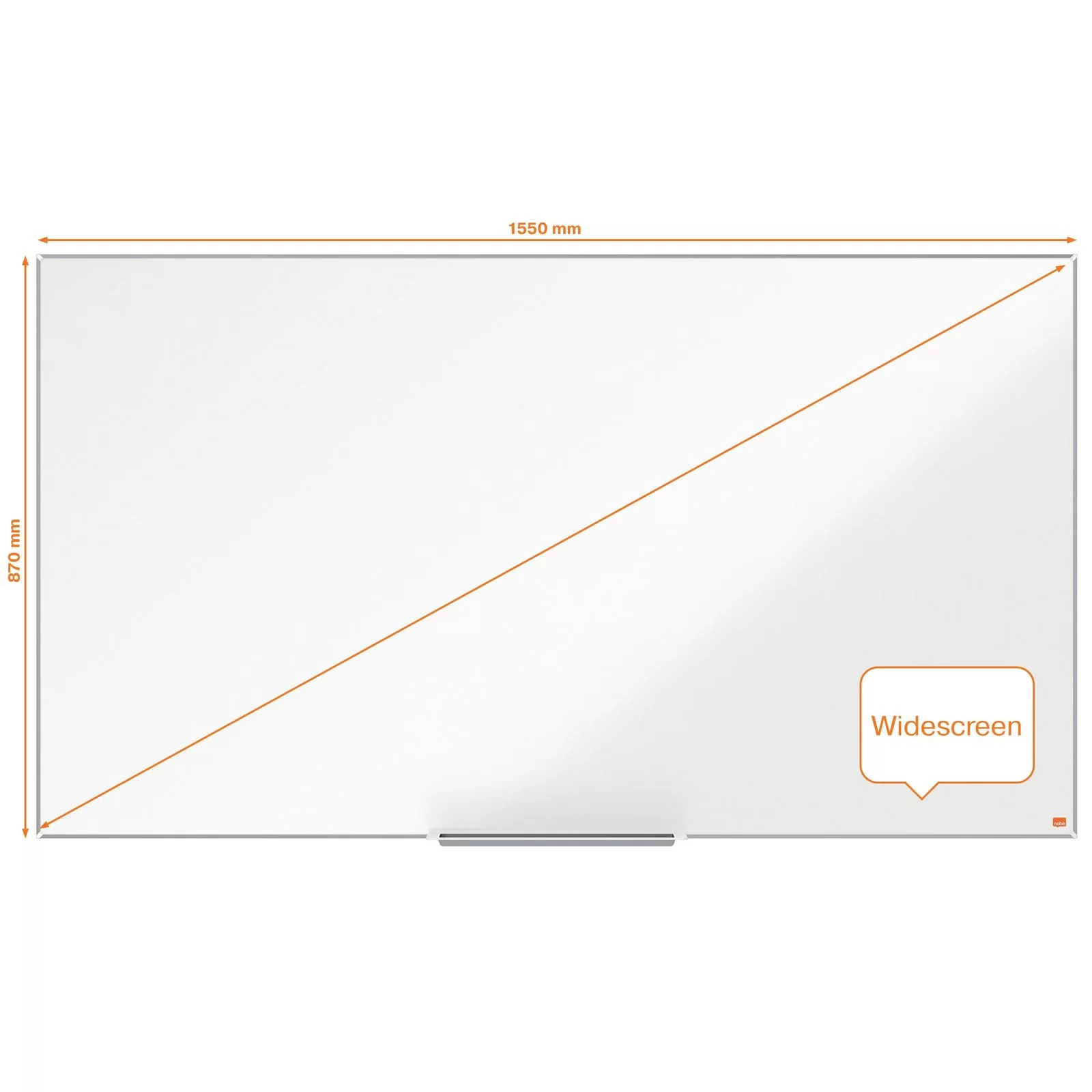 Доска магнитно-маркерная NOBO Pro 155x87см
