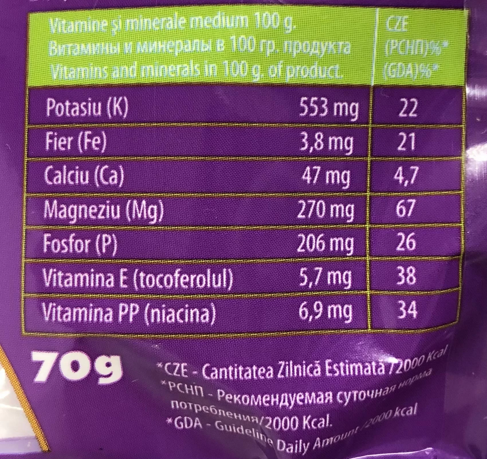 Nuca de cajou Balance, 70 gr.