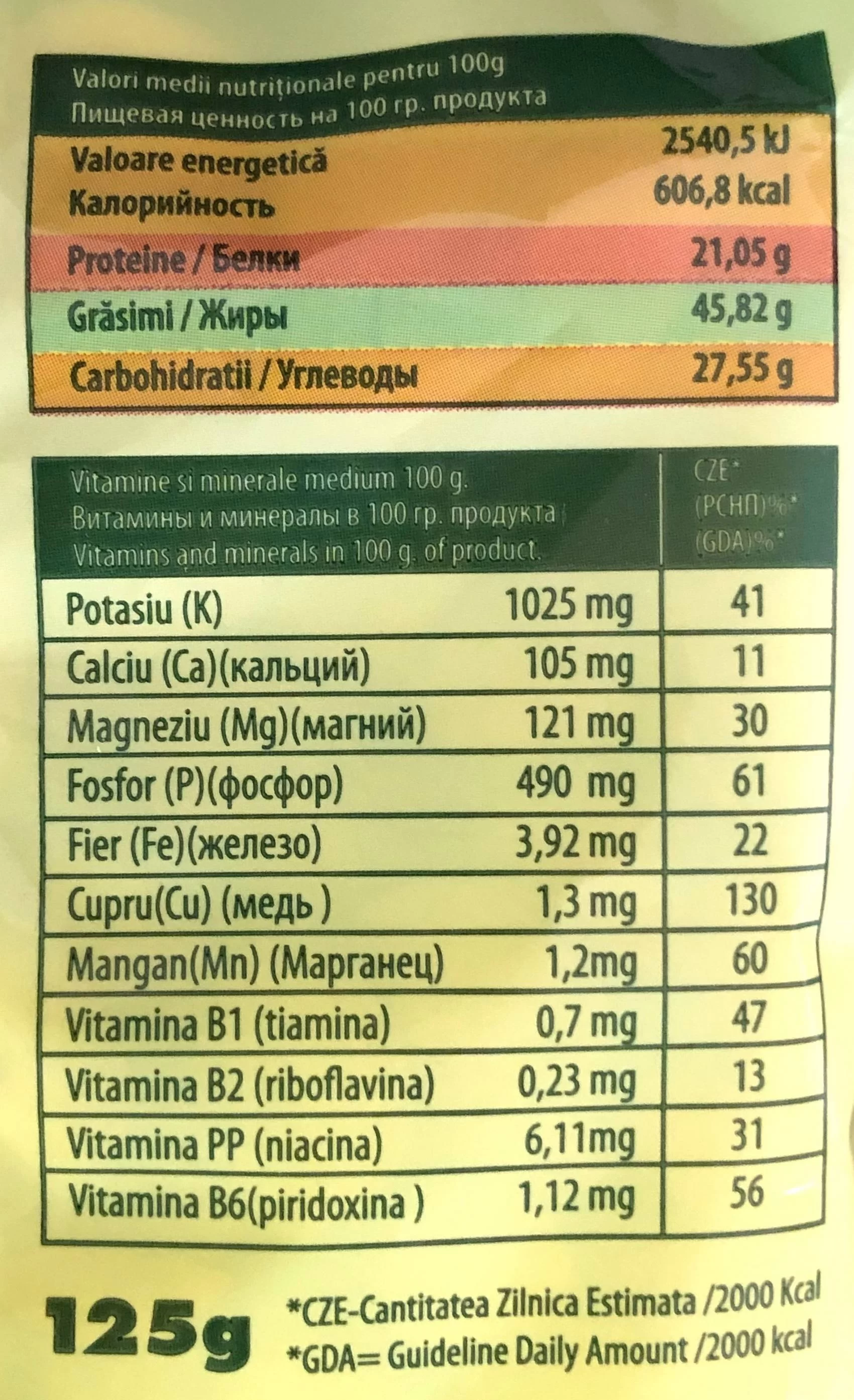 Fistici Balance Premium, 125 gr.