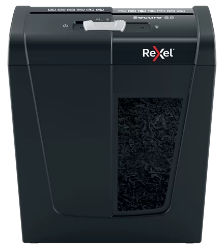 Distrugator REXEL Secure S5 P2, 5 foi, 10l Strip Cut