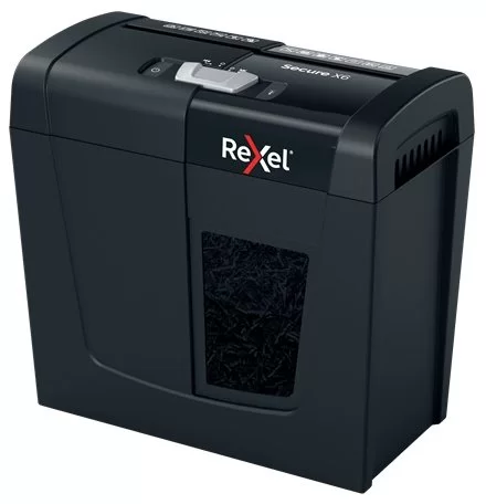 Distrugator REXEL Secure X6 P4, 6 foi, 10l Cross Cut