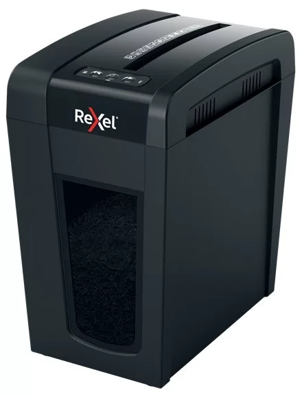 Distrugator REXEL Secure X10 Slim P4, 10 f 14l Cross Cut