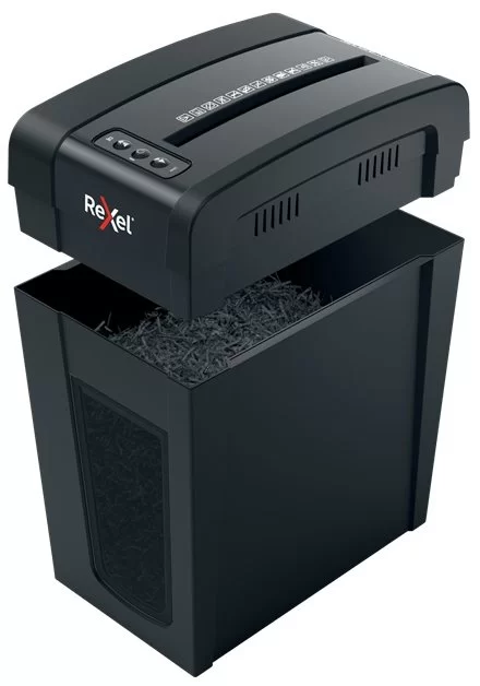 Distrugator REXEL Secure X10 Slim P4, 10 f 14l Cross Cut