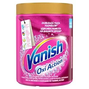 Praf p-u indepartarea petelor VANISH Oxi Pink,praf 423gr