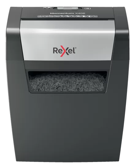 Distrugator REXEL Momentum X406 P4, 6foi, 15l Cross Cut