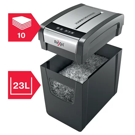 Distrugator REXEL Momentum X410 P4, 10foi, 23l Cross Cut