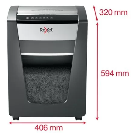 Distrugator REXEL Momentum M515 P5, 15foi, 30l Micro Cut