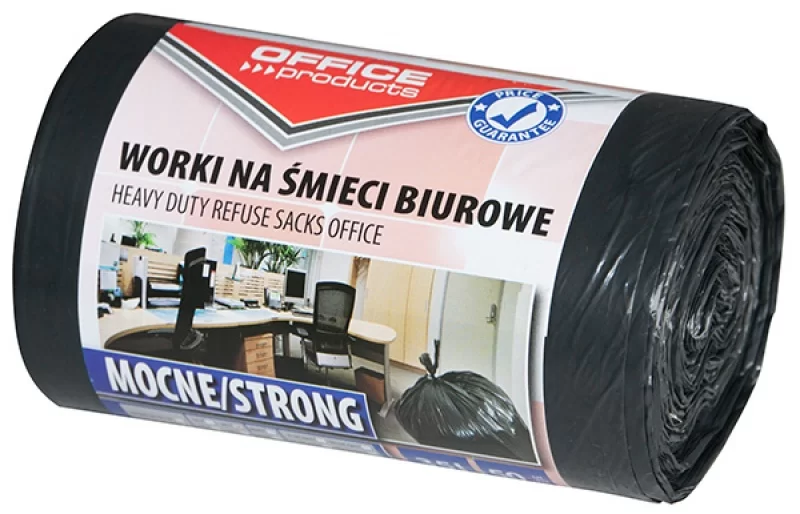 Пакеты для мусора OFFICE PROD, 35 л, 50 штук