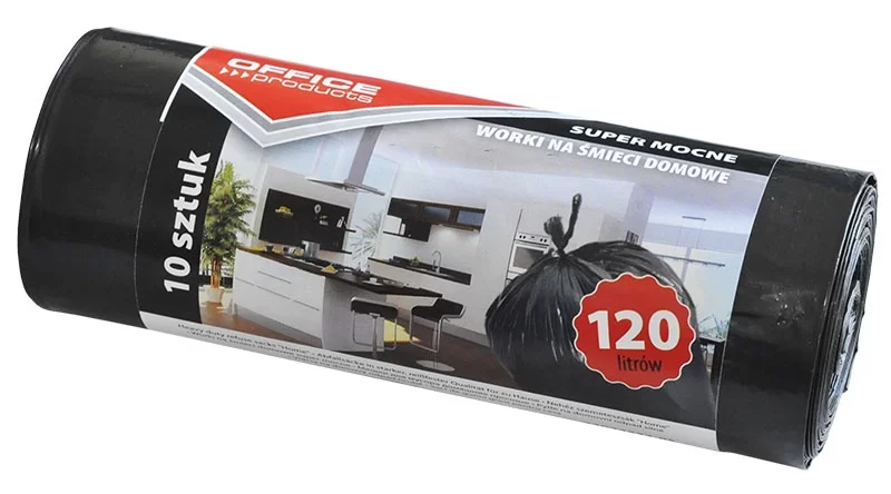 Пакеты для мусора OFFICE PROD, 120 л, 10 штук