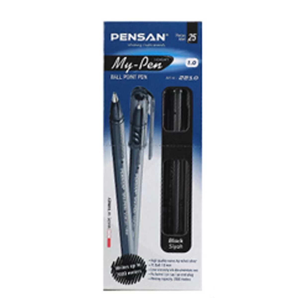 Pix PENSAN My Pen, 1.0mm, negru