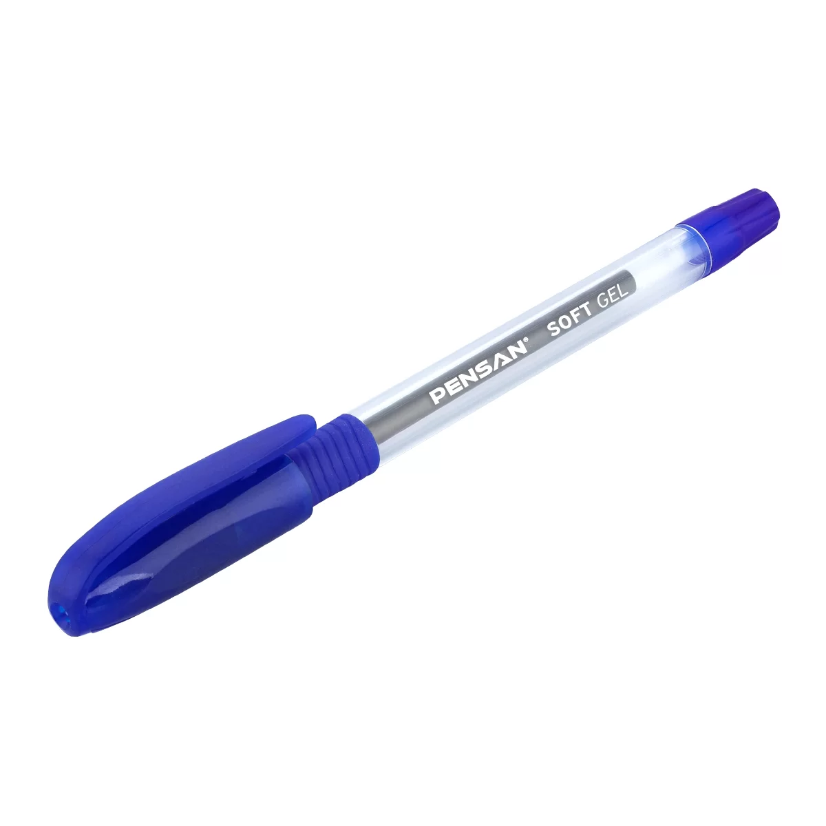 Ручка гелевая PENSAN Soft Gel, грип, 0.5 мм, синяя