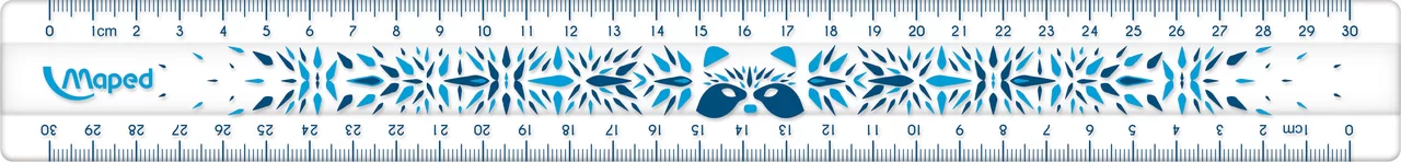 Линейка MAPED Study Fancy, пластиковая, 30 см