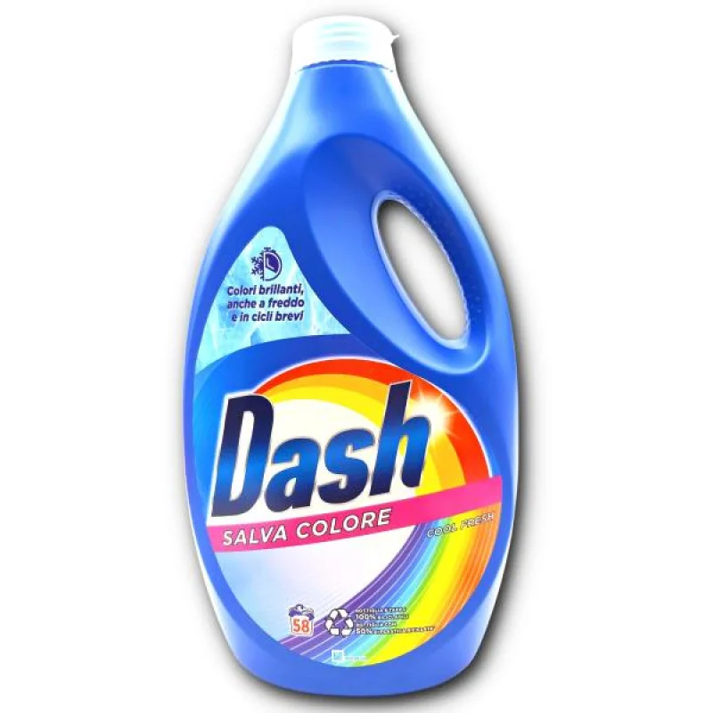 Гель для стирки вещей DASH Salva Color, 1.250 л