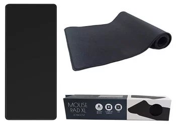 Covoras pentru mouse 80x30 cm, p/u jocuri, negru