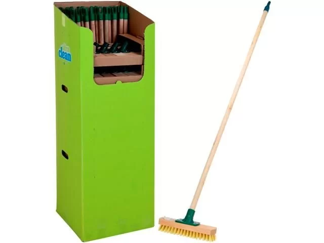 Щетка-метла Ultra Clean, ручка деревянная, 120 см