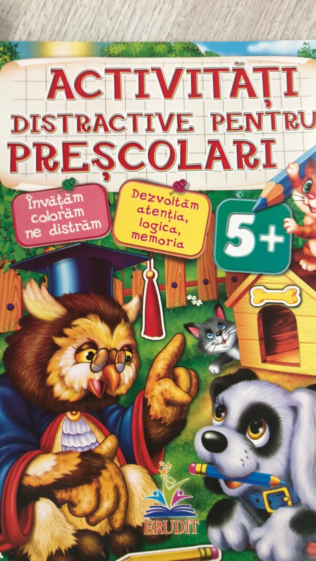 Cartea Activitati distractive pentru prescolari, 5+