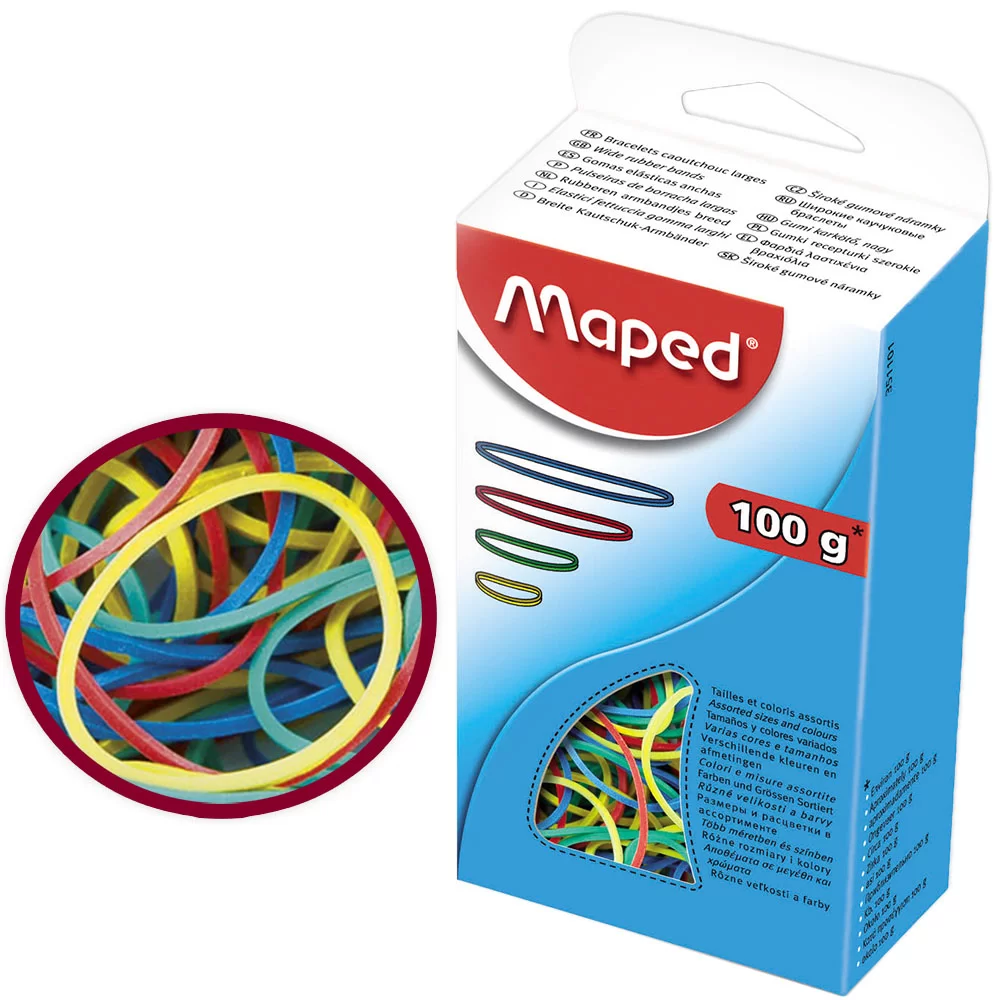 Elastice MAPED, 100gr, color