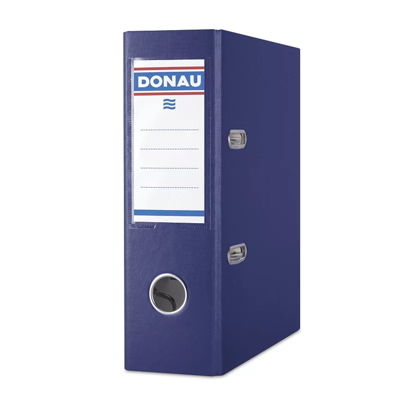 Папка-регистратор DONAU А5, 75 мм, PP т. синяя
