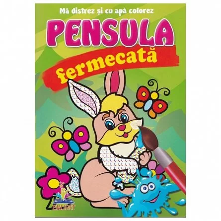 Carte de colorat Pensula fermecata Iepure