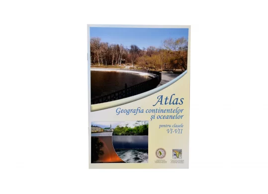 Atlas geografic clasa 6-7, rom.