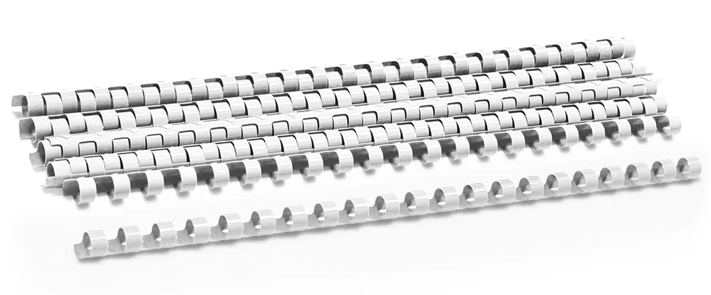 Inele din plastic ARGO A4, 10mm, 10 bucati, alb