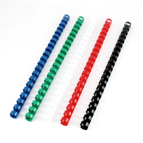 Inele din plastic ARGO A4, 12.5mm, 10 bucati, negru