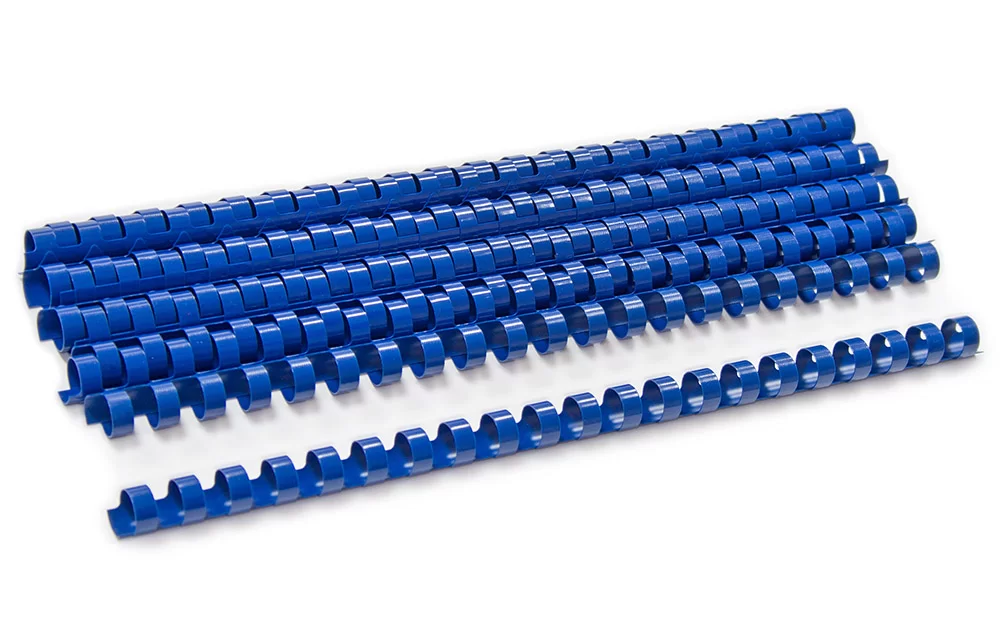 Inele din plastic ARGO A4, 12.5mm, 10 bucati, albastru