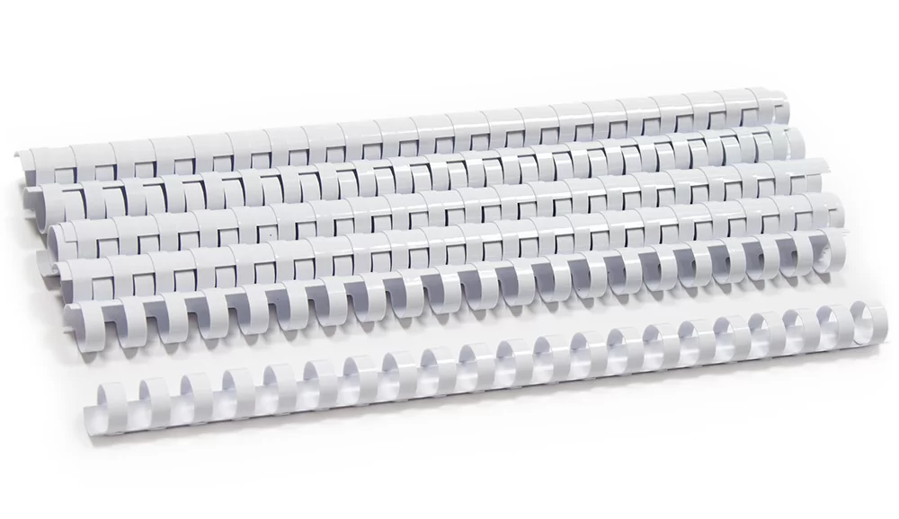 Inele din plastic ARGO A4, 16mm, 100 bucati, alb