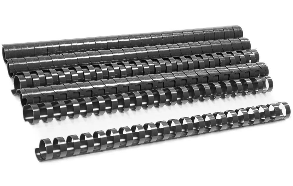 Inele din plastic ARGO A4, 19mm, 10 bucati, negru