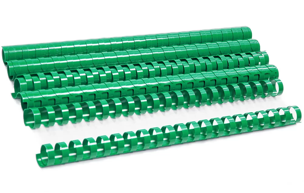 Inele din plastic ARGO A4, 19mm, 10 bucati, verde