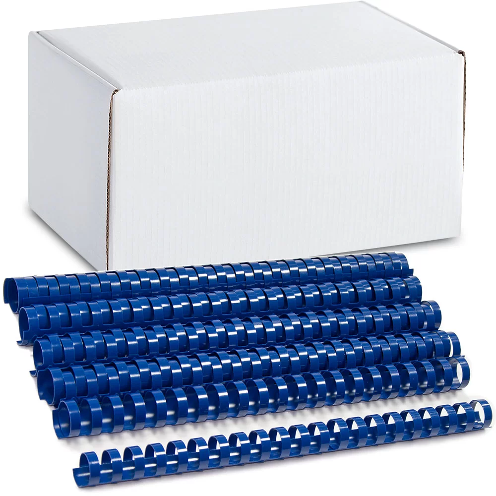 Inele din plastic ARGO A4, 22mm, 50 bucati, albastru