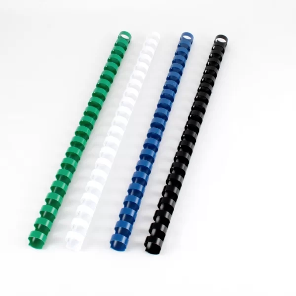 Inele din plastic ARGO A4, 25mm, 50 bucati, alb